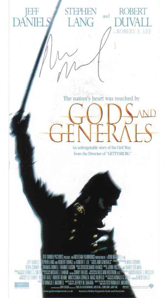 Ron Maxwells' Autograph on ticket